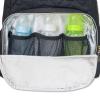 imageBaby Essentials FisherPrice Signature Morgan Quilted Backpack Diaper Bag with Changing Pad Stroller Clips Laptop Compartment Black