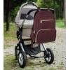 imageBaby Essentials FisherPrice Signature Morgan Quilted Backpack Diaper Bag with Changing Pad Stroller Clips Laptop Compartment Burgundy