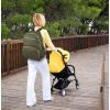 imageBaby Essentials FisherPrice Signature Morgan Quilted Backpack Diaper Bag with Changing Pad Stroller Clips Laptop Compartment Olive