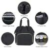 imageBaby Essentials Quilted Backpack Diaper Bag Tote with Changing Pad Stroller Straps Insulated Bottle Compartment Midnight BlackMidnight Black