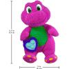 imageBarney World Toddler Toy Sensory 1275Inch Plush with Fidget Activity ampamp Textured Details for Kids Ages 2 Years