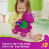 imageBarney World Toddler Toy Sensory 1275Inch Plush with Fidget Activity ampamp Textured Details for Kids Ages 2 Years