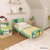 imageDream On Me FisherPrice Fauna Collection Safari Toddler Bed Jungle Print JPMA Certified Easy to Assemble