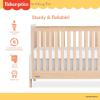 imageDream On Me FisherPrice Iris 4in1 Convertible FullSize Baby Crib in Vintage White Oak GreenGuard Gold ampamp JPMA Sustainable Pinewood Converts to Day ampamp Toddler Bed with Guard Rails ampamp Kids SofaVintage White Oak