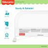 imageDream On Me FisherPrice Little Naps Bed Rail for Toddlers in Grey Suitable for All Types of Beds No Tool Assembly for Toddler Bed RailWhite