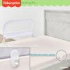 imageDream On Me FisherPrice Little Naps Bed Rail for Toddlers in Grey Suitable for All Types of Beds No Tool Assembly for Toddler Bed RailWhite