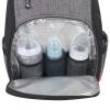 imageFisher Price Diaper Bag Backpack with Changing Pad and Stroller Straps Grey Large