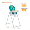 imageFisher Price Tiny Bites Baby ampamp Toddler Highchair  Rainbow Sherbert OneClick Folding 7 Adjustable Height Levels 2 Recline Positions Removable DishwasherSafe Tray Lightweight SpaceSavingHello Sunshine