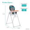 imageFisher Price Tiny Bites Baby ampamp Toddler Highchair  Rainbow Sherbert OneClick Folding 7 Adjustable Height Levels 2 Recline Positions Removable DishwasherSafe Tray Lightweight SpaceSavingRainbow Sherbert