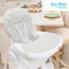 imageFisher Price Tiny Bites Baby ampamp Toddler Highchair  Rainbow Sherbert OneClick Folding 7 Adjustable Height Levels 2 Recline Positions Removable DishwasherSafe Tray Lightweight SpaceSavingCloud Grey