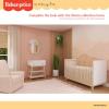 imageFisher Price by Dream On Me Baby Changing Table Blush Pink  Greenguard Gold ampamp JPMA Certified Wooden Nursery Dresser with Storage Shelves  Compact Sturdy ampamp EasytoClean DesignVintage White Oak