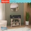 imageFisher Price by Dream On Me Baby Changing Table Blush Pink  Greenguard Gold ampamp JPMA Certified Wooden Nursery Dresser with Storage Shelves  Compact Sturdy ampamp EasytoClean DesignMatte Black Vintage Oak