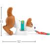 imageFisherPrice 123 Crawl with Me Puppy Electronic Dog Infant Crawling Toy with Music and Smart Stages Learning Content for Infants and Toddlers
