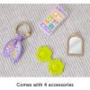 imageFisherPrice Baby Learning Toy Laugh ampamp Learn Purse Going Places Bag with 4 Pretend Play Accessories for Infants ampamp Toddlers Ages 6 MonthsStandard
