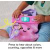 imageFisherPrice Baby Learning Toy Laugh ampamp Learn Purse Going Places Bag with 4 Pretend Play Accessories for Infants ampamp Toddlers Ages 6 MonthsStandard