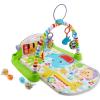 imageFisherPrice Baby Musical Toy Set Glow and Grow Kick ampamp Play Piano Gym Pink Playmat with 2 Rattle Maracas for Newborns Ages 0 MonthsGreen