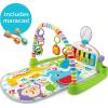 imageFisherPrice Baby Musical Toy Set Glow and Grow Kick ampamp Play Piano Gym Pink Playmat with 2 Rattle Maracas for Newborns Ages 0 MonthsGreen