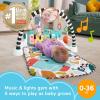 imageFisherPrice Baby Playmat Glow and Grow Kick ampamp Play Piano Gym Blue Musical Learning Toy with Developmental Activities for Newborns 0 MonthsLight Blue
