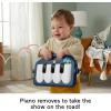 imageFisherPrice Baby Playmat Glow and Grow Kick ampamp Play Piano Gym Blue Musical Learning Toy with Developmental Activities for Newborns 0 MonthsNavy