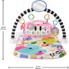imageFisherPrice Baby Playmat Glow and Grow Kick ampamp Play Piano Gym Blue Musical Learning Toy with Developmental Activities for Newborns 0 MonthsPink