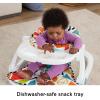 imageFisherPrice Baby Portable Chair Deluxe Kick ampamp Play SitMeUp Floor Seat with Piano Learning Toy ampamp Snack Tray for Infants to ToddlersBlue