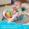 imageFisherPrice Baby Portable Chair Deluxe Kick ampamp Play SitMeUp Floor Seat with Piano Learning Toy ampamp Snack Tray for Infants to ToddlersBlue
