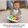 imageFisherPrice Baby Portable Chair Deluxe Kick ampamp Play SitMeUp Floor Seat with Piano Learning Toy ampamp Snack Tray for Infants to ToddlersBlue