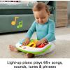 imageFisherPrice Baby Portable Chair Deluxe Kick ampamp Play SitMeUp Floor Seat with Piano Learning Toy ampamp Snack Tray for Infants to ToddlersGreen