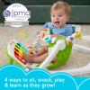 imageFisherPrice Baby Portable Chair Deluxe Kick ampamp Play SitMeUp Floor Seat with Piano Learning Toy ampamp Snack Tray for Infants to ToddlersGreen