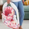 imageFisherPrice Baby Portable Chair Deluxe Kick ampamp Play SitMeUp Floor Seat with Piano Learning Toy ampamp Snack Tray for Infants to ToddlersPink