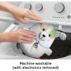 imageFisherPrice Baby Toy Calming Vibes Puppy Soother Plush Portable Sound Machine with Vibrations for Newborns 0 Months