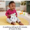imageFisherPrice Baby Toy Calming Vibes Puppy Soother Plush Portable Sound Machine with Vibrations for Newborns 0 Months
