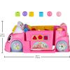 imageFisherPrice Baby Toy Laugh ampamp Learn Crawl Around Car Red Activity Center with Educational Music ampamp Lights for Infants Ages 6 Months Amazon ExclusivePink