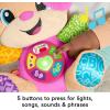 imageFisherPrice Baby Toy Laugh ampamp Learn Smart Stages Sis Musical Plush with Lights ampamp Learning Songs for Infants Ages 6 MonthsNew Sis  English