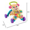 imageFisherPrice Baby Toy Laugh ampamp Learn Smart Stages Sis Walker with Educational Music Lights ampamp Activities for Infants Ages 6 MonthsSis Walker