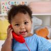 imageFisherPrice Baby Toy Red Chatter Telephone Mattel 80th Anniversary Edition PullAlong Activity for Infants ampamp Toddlers Ages 1 Years