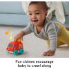 imageFisherPrice Baby Toy Rollin Tractor PushAlong Vehicle with Fine Motor Activities for Infants Ages 6 MonthsFire Truck