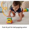 imageFisherPrice Baby Toy Rollin Tractor PushAlong Vehicle with Fine Motor Activities for Infants Ages 6 MonthsYellow