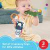 imageFisherPrice Baby Toys Mini Me Moments Lets Play Pickleball Set 3 SportsThemed Sensory Activities for Newborns Ages 3 Months