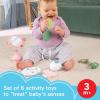 imageFisherPrice Baby Toys Mini Me Moments SelfCare Sensory Set 6Piece Rattle ampamp Teether Activities for Newborns Ages 3 Months