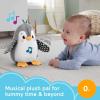 imageFisherPrice Baby Tummy Time Toy Flap ampamp Wobble Penguin Plush with Music ampamp Motion for Sensory Play Newborns Ages 0 MonthsSmall
