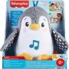 imageFisherPrice Baby Tummy Time Toy Flap ampamp Wobble Penguin Plush with Music ampamp Motion for Sensory Play Newborns Ages 0 MonthsSmall