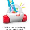 imageFisherPrice Baby ampamp Toddler Toy Corn Popper Blue PushAlong with BallPopping Action for Infants Ages 1 Years 2Piece Assembly