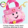 imageFisherPrice Baby ampamp Toddler Toy Laugh ampamp Learn My Smart Purse with Lights Learning Songs ampamp 5 Accessories for Infants Ages 6 Months