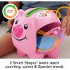 imageFisherPrice Baby ampamp Toddler Toy Laugh ampamp Learn Smart Stages Piggy Bank with Educational Songs ampamp Phrases for Infants Ages 6 Months Amazon ExclusiveFrustration Free Packaging