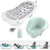 imageFisherPrice Baby to Toddler Bath 4in1 Sling n Seat Tub with Removable Infant Support and 2 Toys Climbing LeavesClimbing Leaves