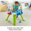imageFisherPrice Baby to Toddler Toy 3in1 Spin ampamp Sort Activity Center and Play Table with 10 Activities Happy DotsActivity Center