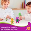 imageFisherPrice Barneys World Toddler Toys Hey Friends Pack with Four Figures to Make up Adventures Kids Ages 2 Years