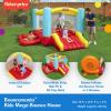 imageFisherPrice Bouncemania Inflatable Mega Bouncer Bouncy House with 50 Play Balls Multicolor