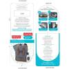 imageFisherPrice Drawstring Diaper Bag Backpack with Wipes Pocket Insulated Bottle Compartment Stroller Straps